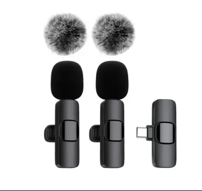 Q8 wireless lavalier microphone with noise reduction for video recording - 13