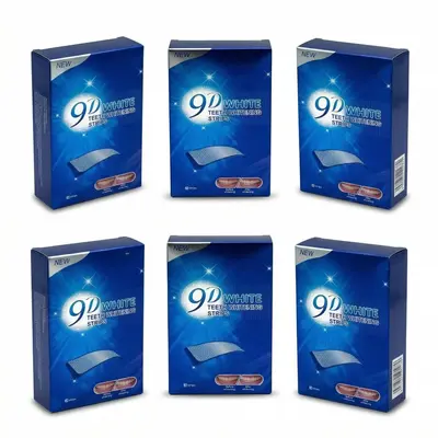 9D Teeth Whitening Strips, 7 pairs 14 strips
