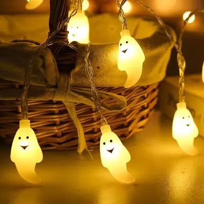 Halloween LED Light String, Ghost Skull and Eye Decorative Lights - 13