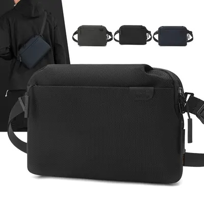 WEPOWER Solid Color Men's Crossbody Chest Bag, Lightweight - 1