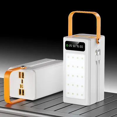 Sınır Ötesi Yeni Model Güneş Enerjili Hızlı Şarj Powerbank 200000mAh Süper Büyük Kapasiteli Mobil Güç Kaynağı - 12