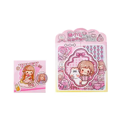 Children's Quiet Book for Girls Premium Handmade DIY Gift Cute Little Girl 3D Pop-up No-Cut Busy Book