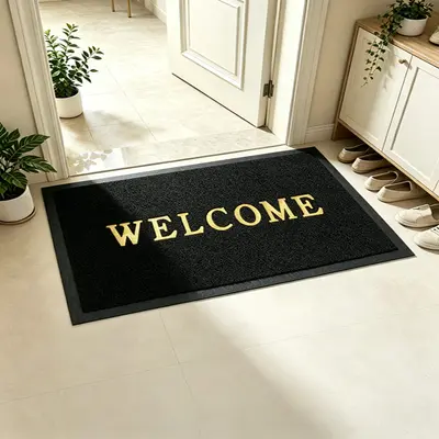 PVC Loop Pile Door Mat with Printed Logo, Waterproof, Anti-Slip - 7