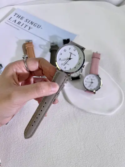 Erkekler ve kadınlar için sınavlara özel saatler, ortaokul ve lise öğrencileri, memurlar için uygun, sade, sessiz, modaya uygun, üniversiteye giriş sınavı için elektronik kuvars saat. - 9