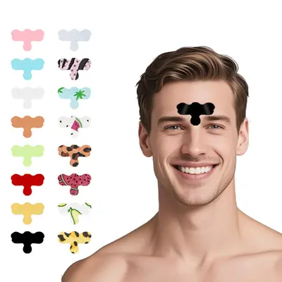 Bamboo Charcoal Blackhead Removal Nose Strips, Deep Cleansing, Unisex - 11