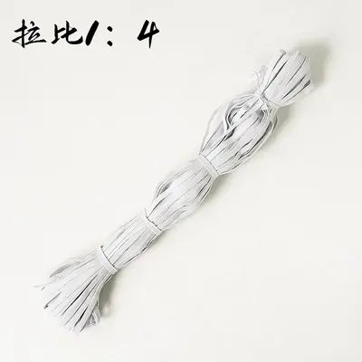 发圈专用4倍高弹力松紧带方圆形皮筋进口乳胶丝DIY服装辅料批发 - 11