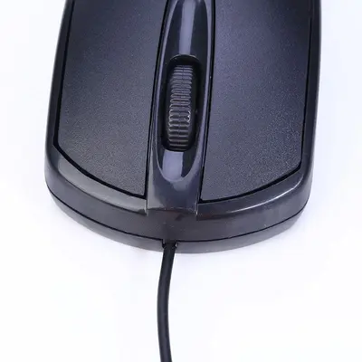 Kablolu optik fare ofis iş faresi dizüstü masaüstü hepsi bir arada bilgisayar evrensel USB fare - 4