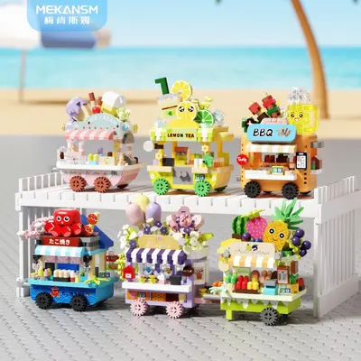 Lego Dream Town Otomat Arabası Çiçekçi Dükkanı Şehir Sokak Görünümü Yüksek Yapı Taşları ile Uyumlu Çocuk Eğitici Oyuncaklar Toptan Satış ve Dropshipping - 8