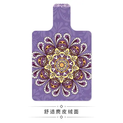 1.5mm Foldable Suede Pilates Core Mat, Non-Slip and Durable - 7