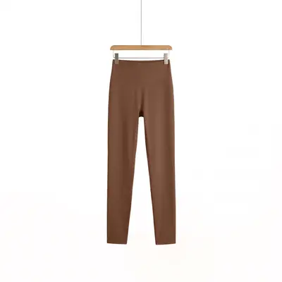 Çıplak his yoga pantolonu, yüksek bel, kalça kaldırıcı, dokuz çeyrek - 10