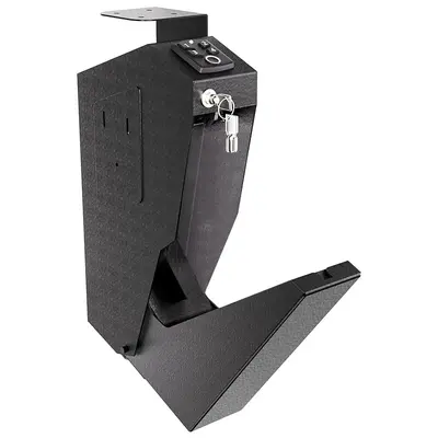 Side-Mount Pistol Box with Fingerprint and Password Lock