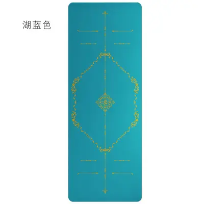 PU kauçuk yoga matı kaymaz şok emici - 13