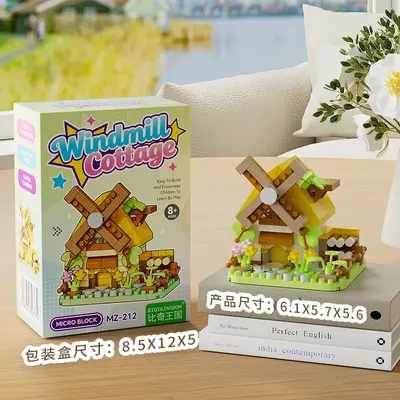 Compatible with Lego Dreamzzz Four Seasons Windmill House Building Set - 10