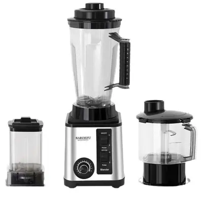 4L8 Commercial Blender, Stainless Steel, High-Power Pure Copper, Meat Grinder