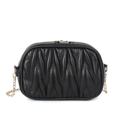 Embroidered Chain Small Square Women's Shoulder Bag - 6