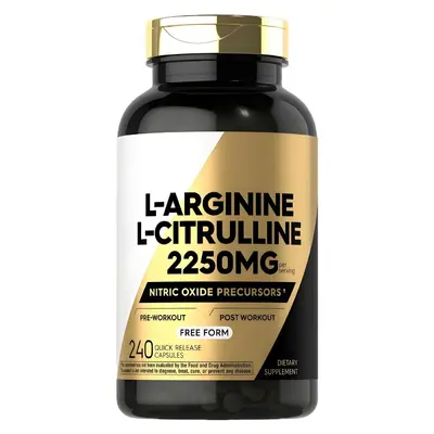 跨境一氧化氮补充剂胶囊L-精氨酸和L-瓜氨酸nitric oxide膳食营养