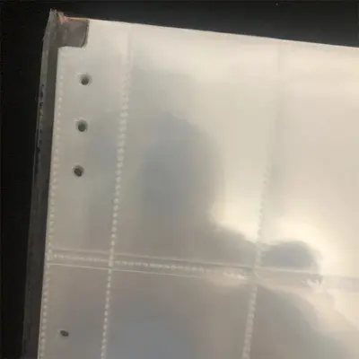 PVC-Kartenordner, 20 Fächer, A5-Postkartenbuch