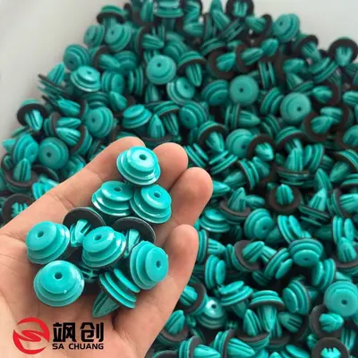 Car Door Panel Clips, Thickened Green Solid Interior Trim Clips - 4