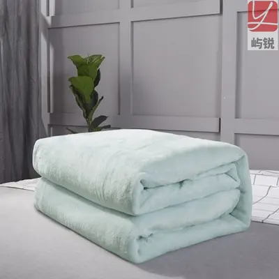 Coral Fleece Blanket, Four-Season, Single Thin Style