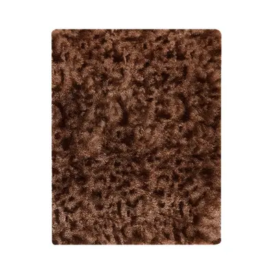 Silk-Wool Tie-Dye Rug for Living Room and Bedroom, Stain-Resistant