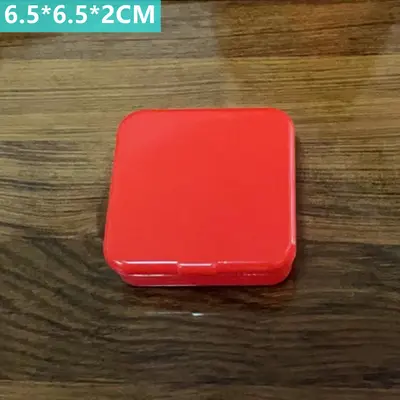 Quadratische hochgradig transparente Kunststoffbox PP-Box Ersatzteilbehälter Aufbewahrungsbox Hardware Schmuck Angelzubehör Schmuckschatulle Ohrstöpsel kleine Box Quadrat