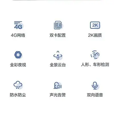 萤石摄像头800万WiFi萤石C8C家用室外监控器360度高清远程手机