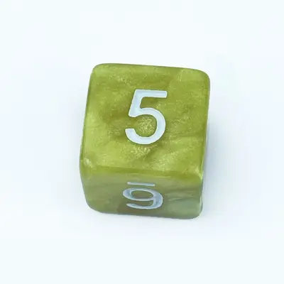 Acrylic 6-Sided Dice for Tabletop RPG and Board Games