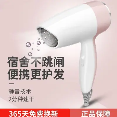 Mini Portable Hair Dryer 800W, Low Power for Student Dormitories and Hotels