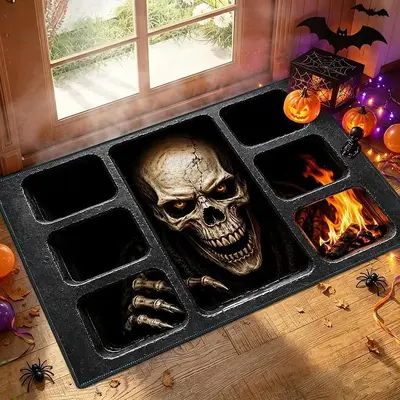 3D-Eingangsmatte, strapazierfähig, Halloween-Dekoration - 9