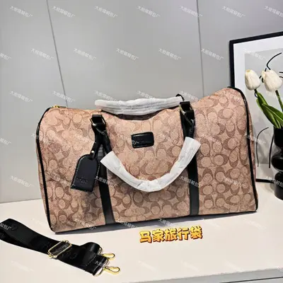 Seyahat çantası, büyük kapasiteli, kısa mesafe, siyah ekose - 11