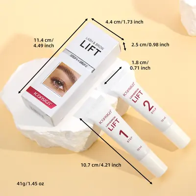 ICONSIGN Eyelash Perm Eyebrow Set Keratin Beauty Eyelash Curling Barbie Curling Long-lasting Eyelash Perm Agent Manufacturer - 7