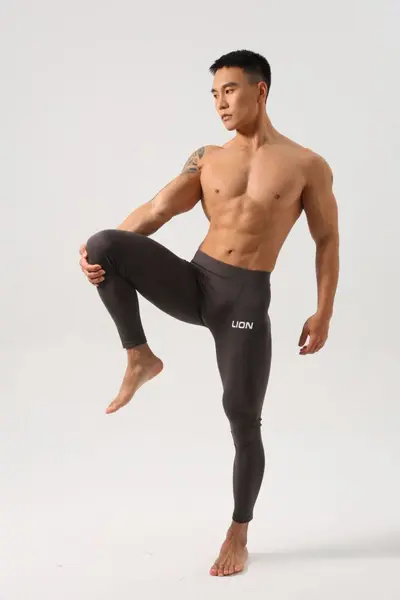 Men's Gym Compression Leggings - 8