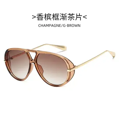 9046 Double-Bridge Men's Sunglasses, Ultra-Light, UV-Protection - 12