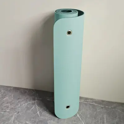Thickened TPE Yoga Mat, Non-Slip, Shock-Absorbing, Perforated for Hanging - 8