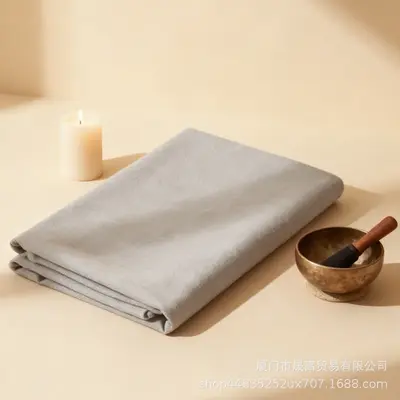 Iyengar-Yogadecke, Meditationsdecke, doppelseitiger Wollstoff, wärmende Überdecke - 8