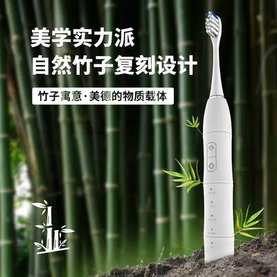 Wireless Charging Sonic Toothbrush, IPX8 Waterproof, 5 Modes, 25 Intensity Levels - 2