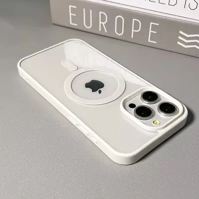 Недорогой прозрачный магнитный чехол для iPhone 18 Pro Max, Apple 17 с полным покрытием, противоударный силиконовый однотонный защитный чехол