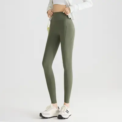 Damen-Yogaleggings, dünnes Sommermodell, Po-Lifting - 11
