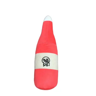 Squeaky Chew-Resistant Plush Dog Toy for Teething and Chewing - 8