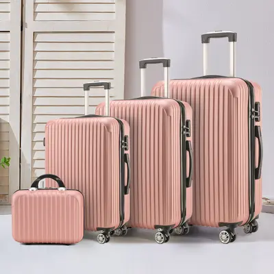 3-Piece Luggage Set with Universal Wheels and Combination Lock - 9