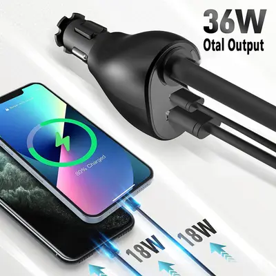 MagSafe Magnetic Wireless Charger 3-in-1, Qi2.2 Car Charger