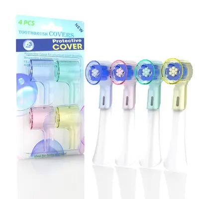 Dust Cover for Oral-B Toothbrush Heads, Compatible with iO5 iO7 iO8 iO9 EB17 Pro 3 P4000 - 5