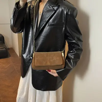 2026 Winter Women's Small Square Bag Single-Shoulder Crossbody Niche Design - 4