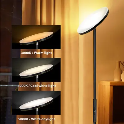 30W Dimmable LED Floor Lamp with ETL Certification, Simple Design