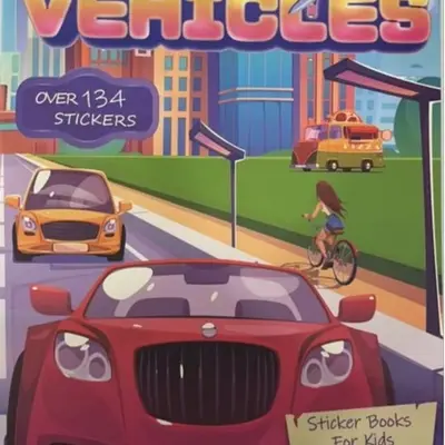 Sticker Book for Children, Quiet Book for Object Recognition and Concentration, English - 12