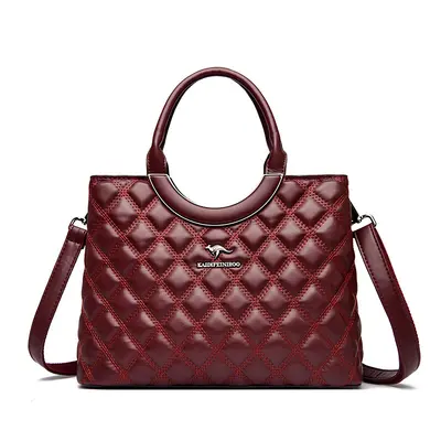 2026 Quilted Women's Tote Bag, Large Capacity - 11