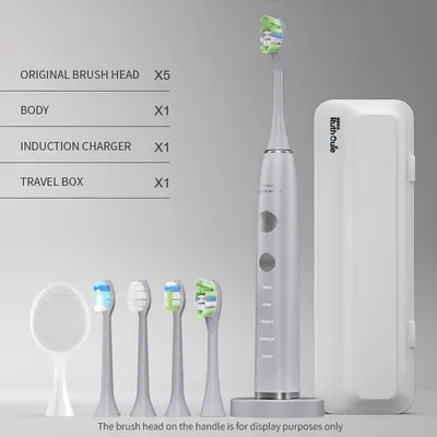 V8Pro sonic electric toothbrush with soft bristles and long battery life - 10