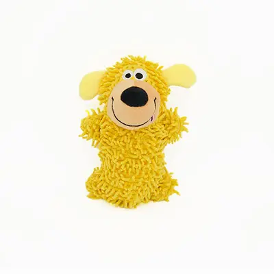 Hundespielzeug Quietschton Wackelmop robust Kaustabil