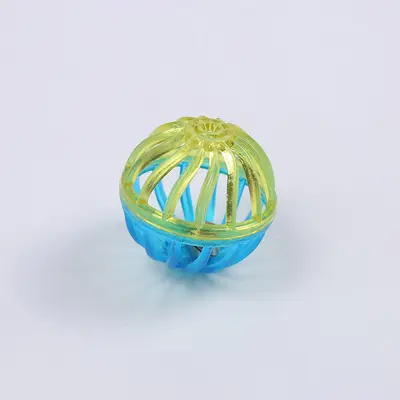 Katzenspielball-Set mit Geräuschball, Plüschmaus und Glöckchen - 4