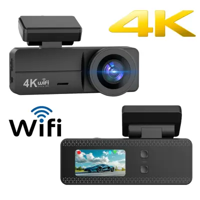 4K dashcam, WiFi, mobil bağlantısı, döngü kaydı